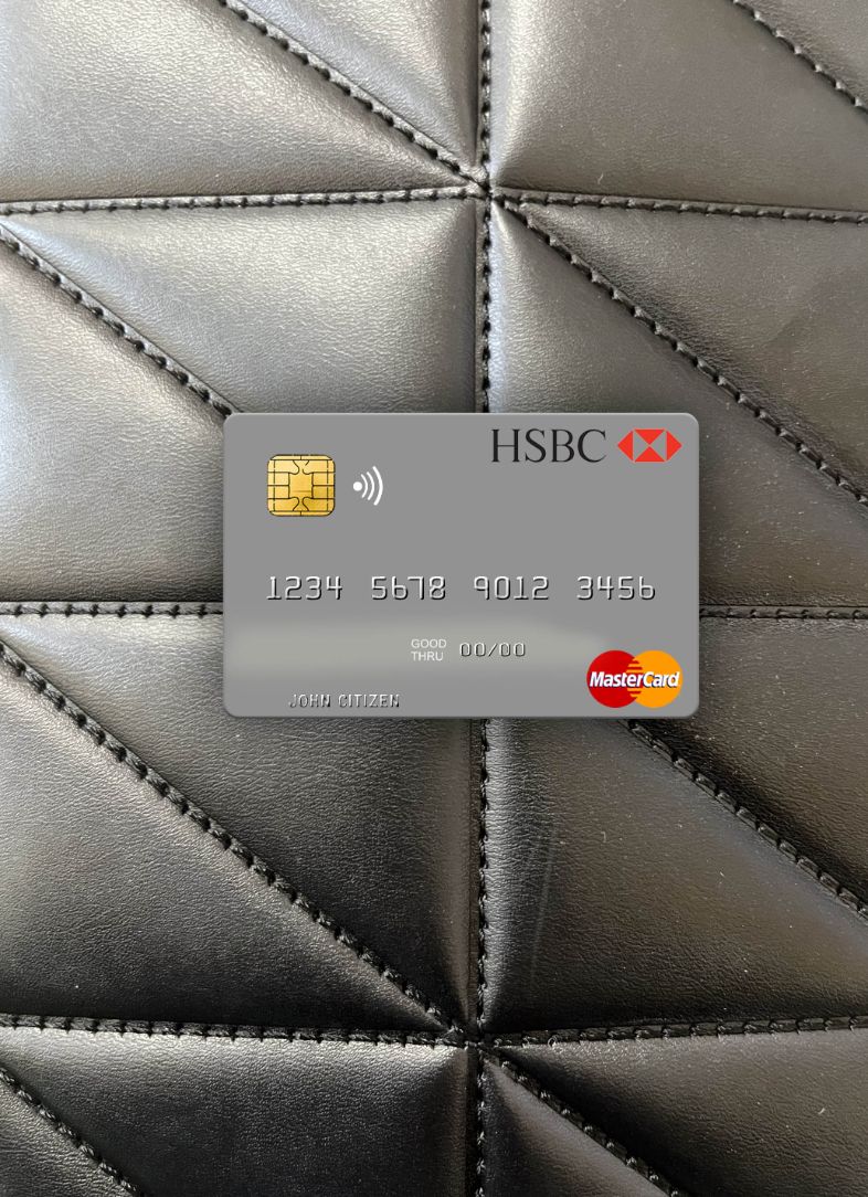 Download Turkey HSBC Bank mastercard photolook front Photoshop template